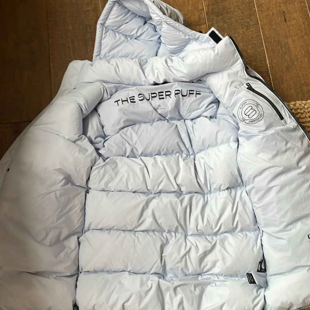 Aritzia super puff mid length - cruise blue - Picture 2 of 3